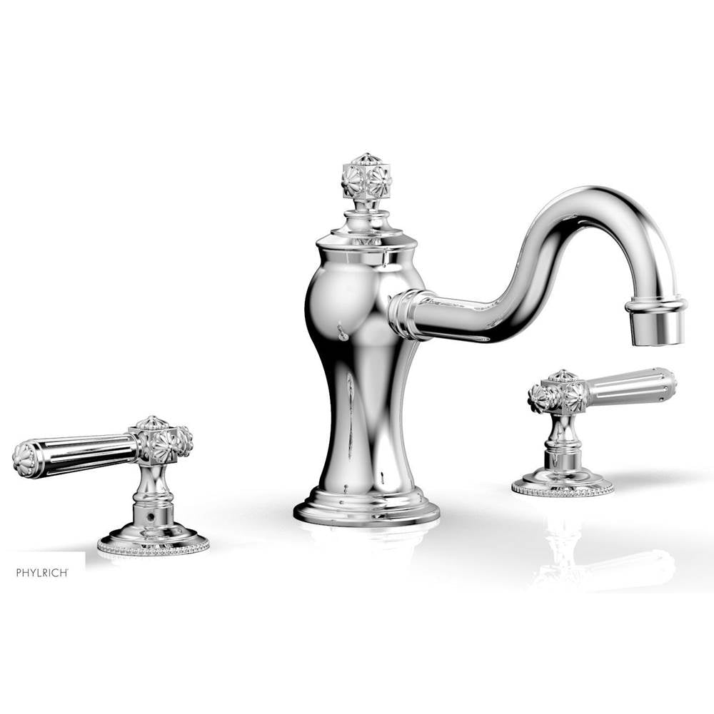 Phylrich - MARVELLE Deck Tub Set - Lever Handles 162-41 - Satin Brass