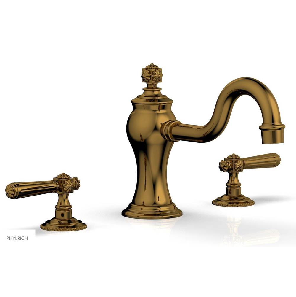 Phylrich - MARVELLE Deck Tub Set - Lever Handles 162-41 - French Brass
