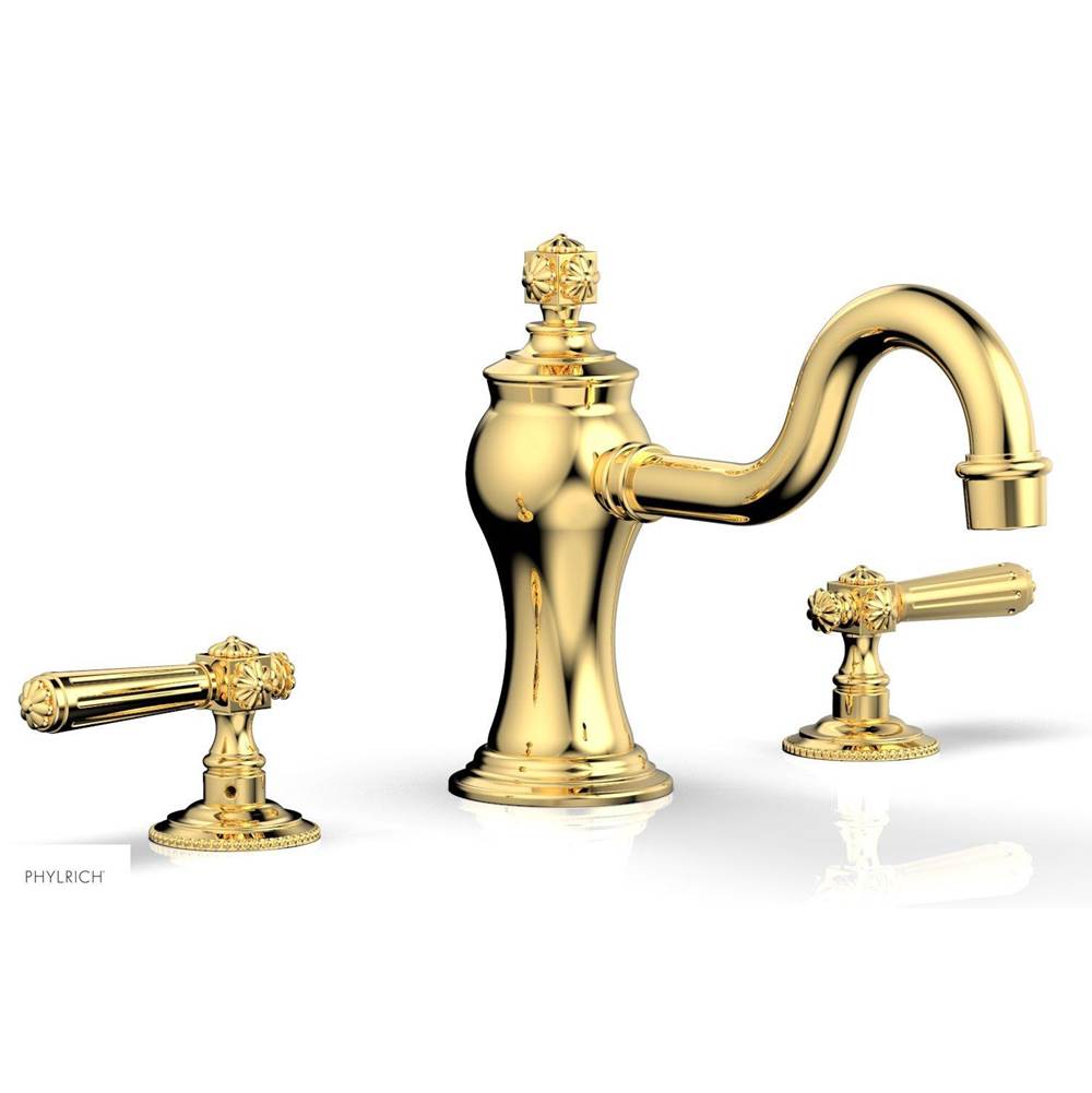 Phylrich - MARVELLE Deck Tub Set - Lever Handles 162-41 - Polished Gold