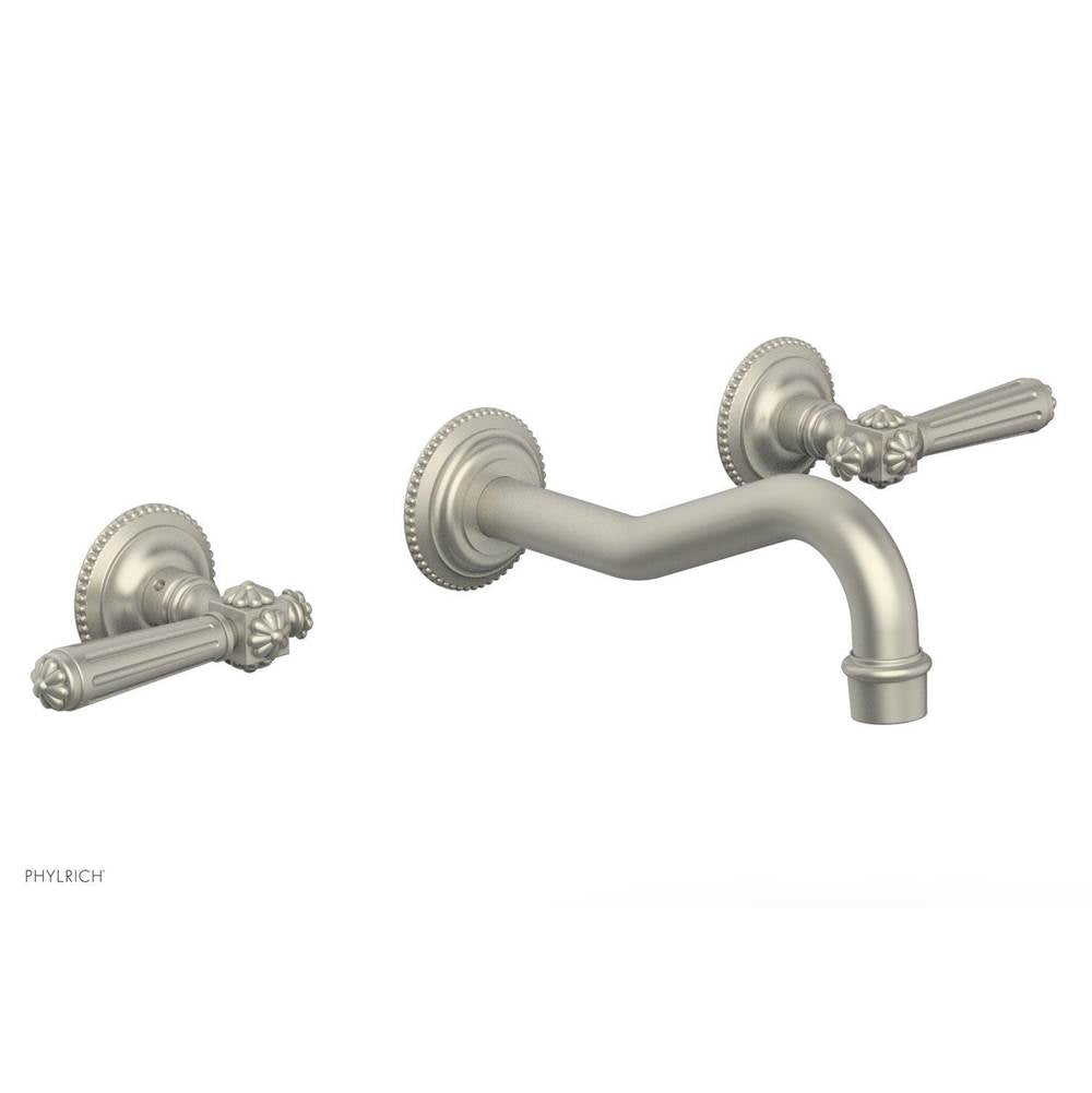 Phylrich - MARVELLE Wall Tub Set - Lever Handles 162-57 - Polished Brass Uncoated