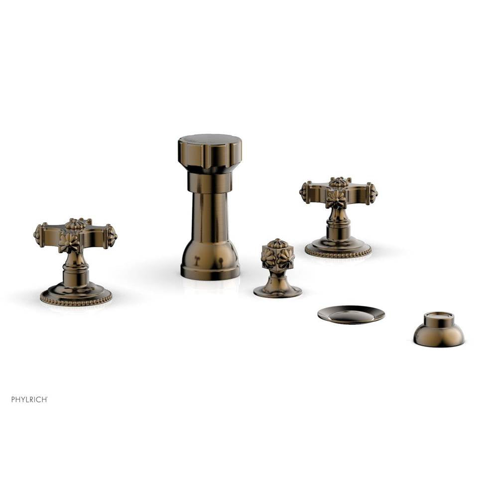 Phylrich - MARVELLE Four Hole Bidet Set 162-60 - Antique Brass
