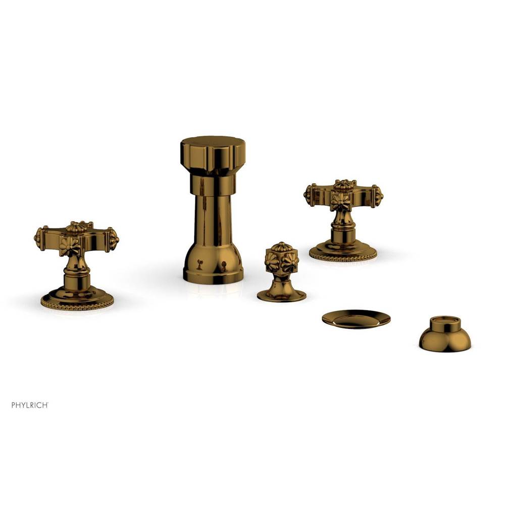 Phylrich - MARVELLE Four Hole Bidet Set 162-60 - Polished Gold
