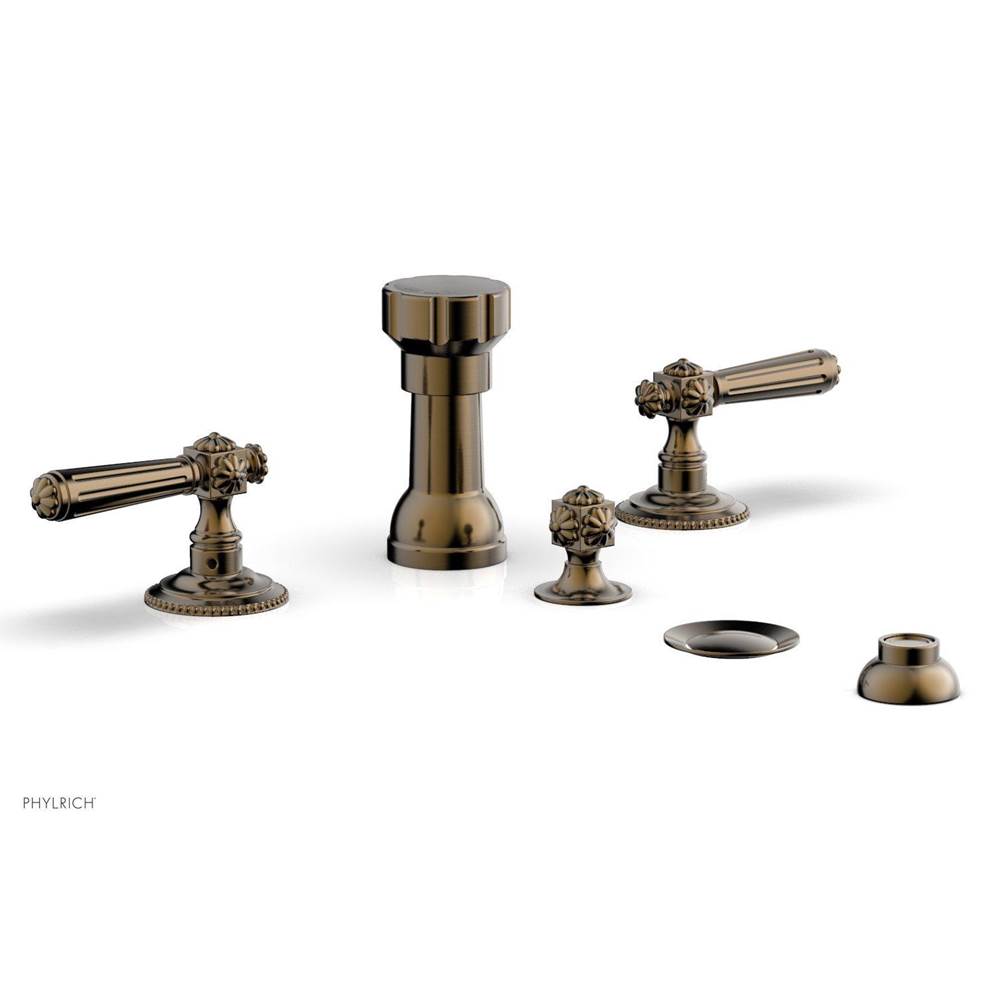 Phylrich - MARVELLE Four Hole Bidet Set 162-61 - Antique Brass