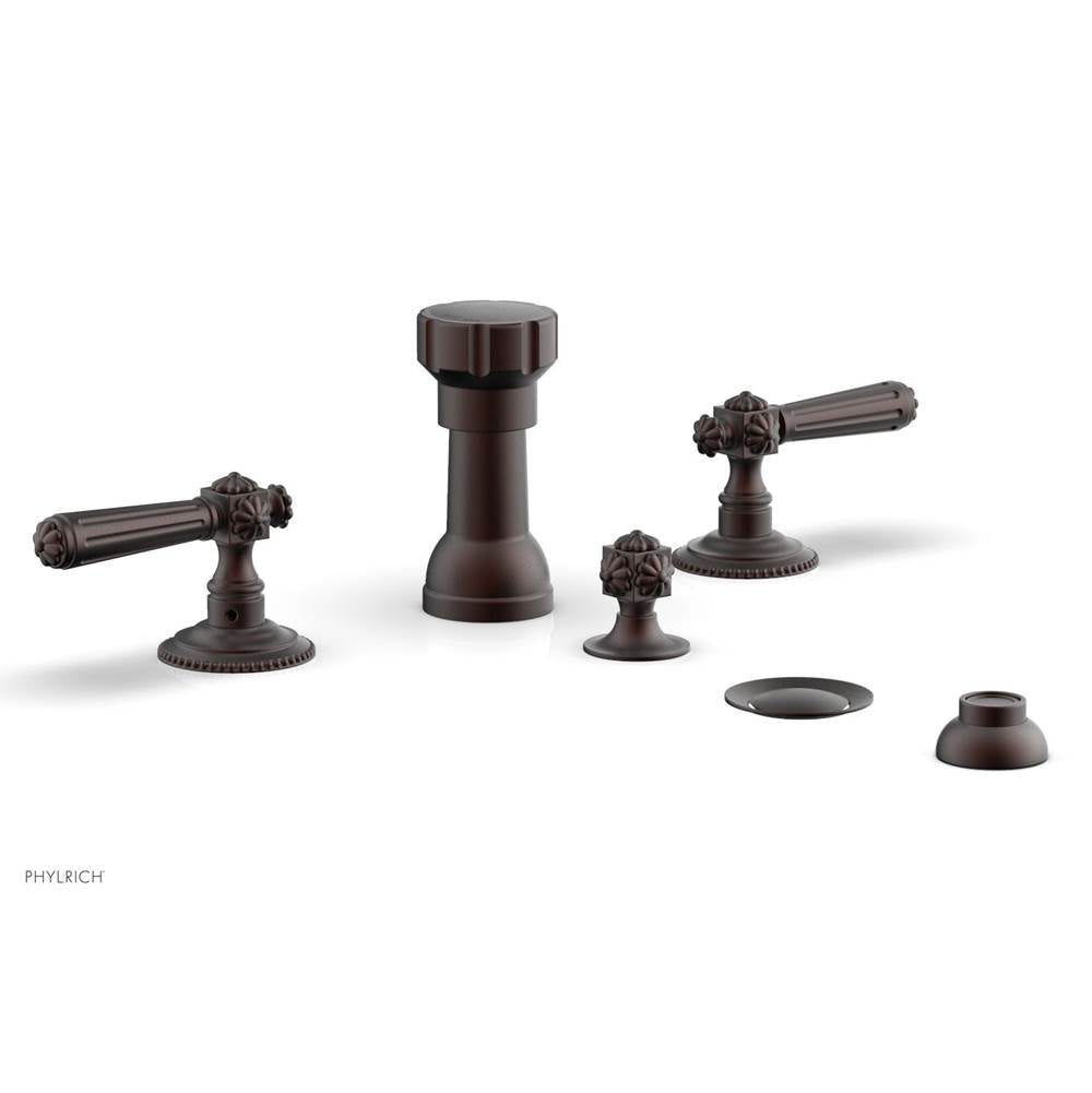 Phylrich - Four Hole Bidet Set - Weathered Copper