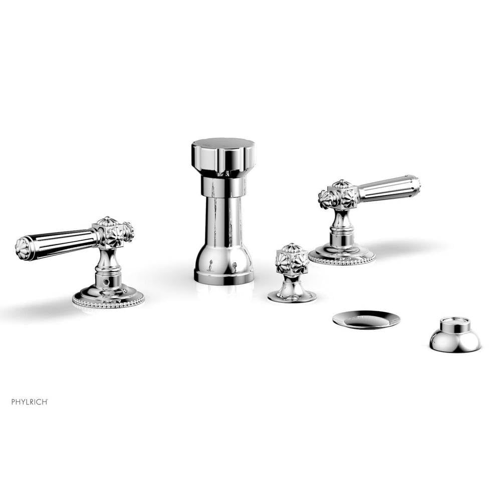 Phylrich - MARVELLE Four Hole Bidet Set 162-61 - Satin Brass