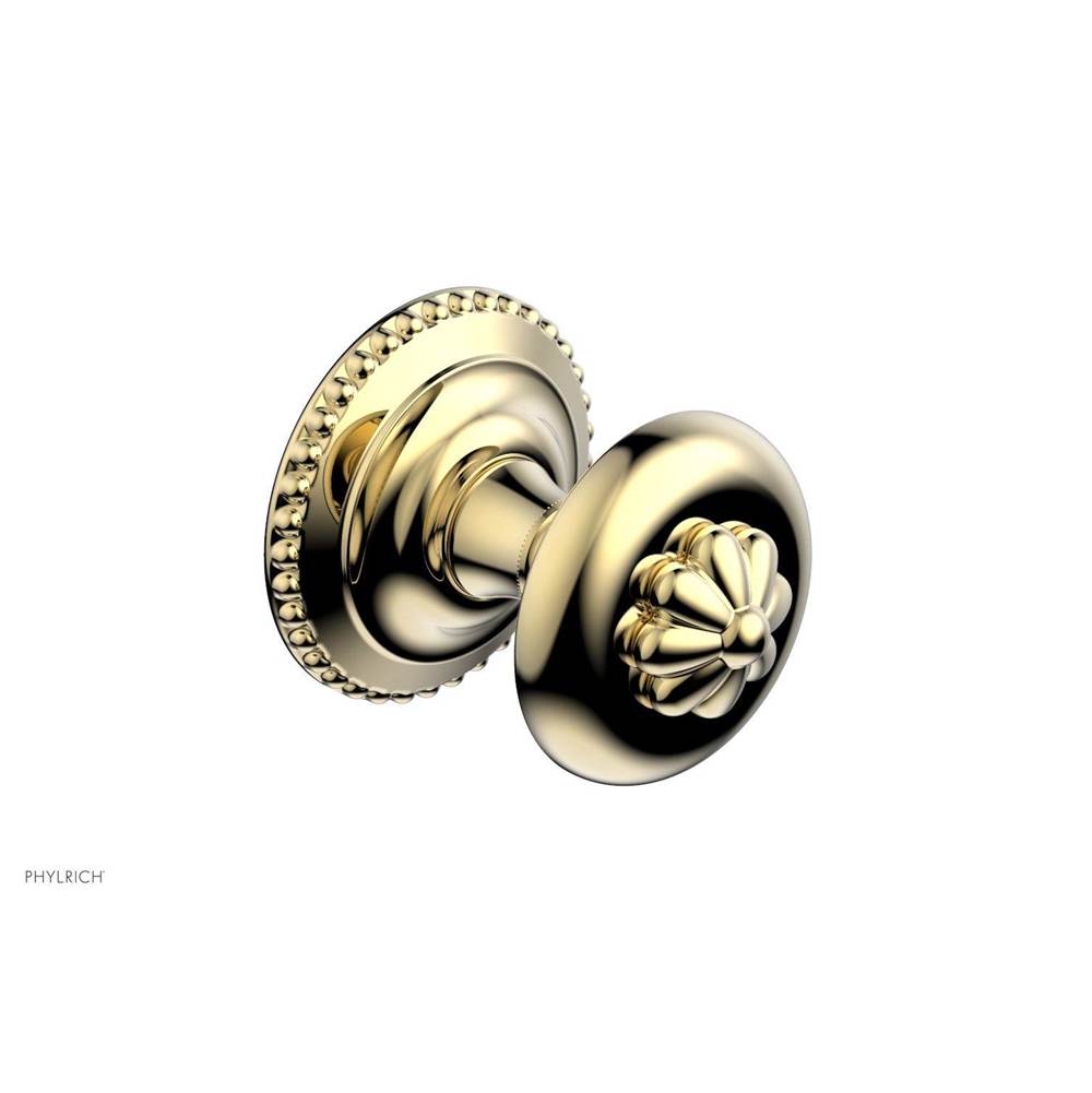 Phylrich - MARVELLE Cabinet Knob 162-90 - Polished Brass Uncoated