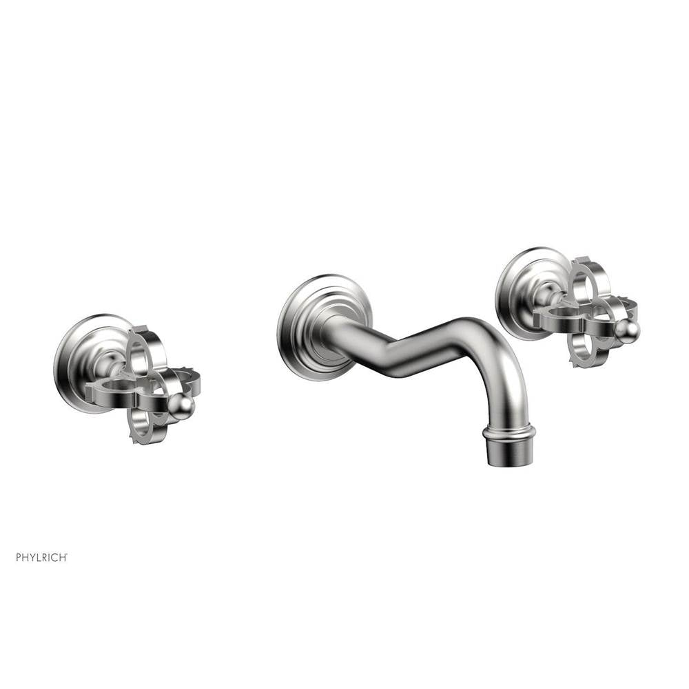 Phylrich - COURONNE Wall Lavatory Set 163-11 - Satin chrome