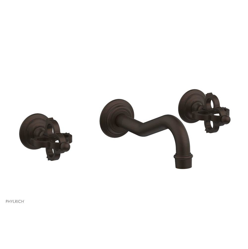 Phylrich - COURONNE Wall Lavatory Set 163-11 - Antique Bronze