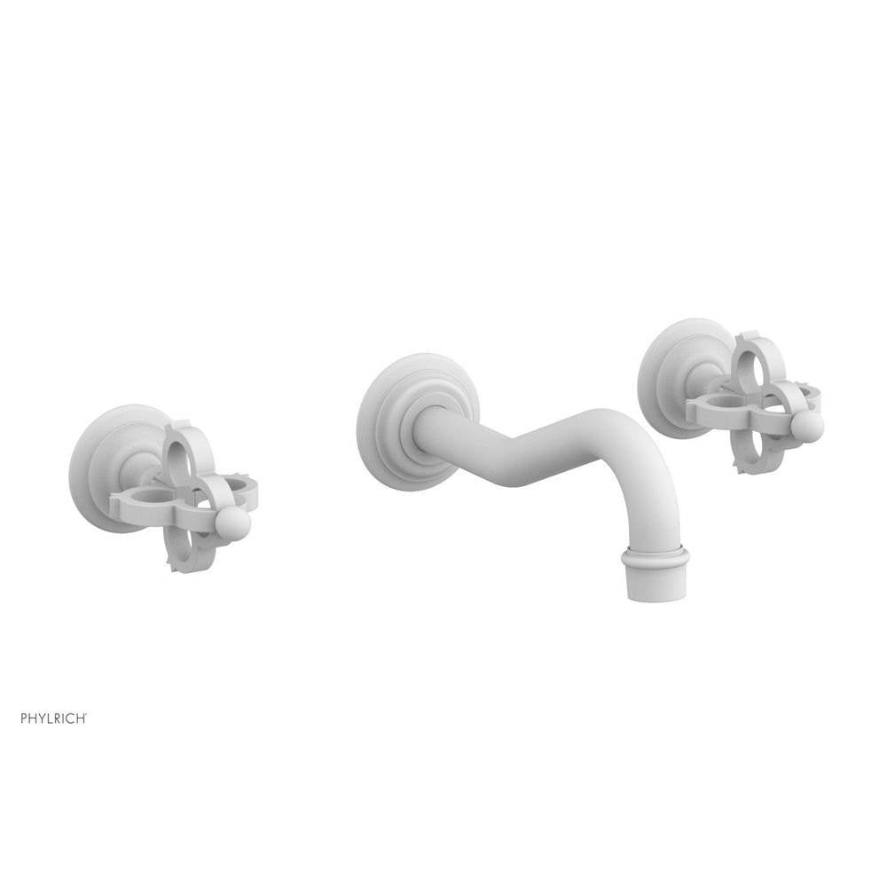 Phylrich - COURONNE Wall Lavatory Set 163-11 - Satin White