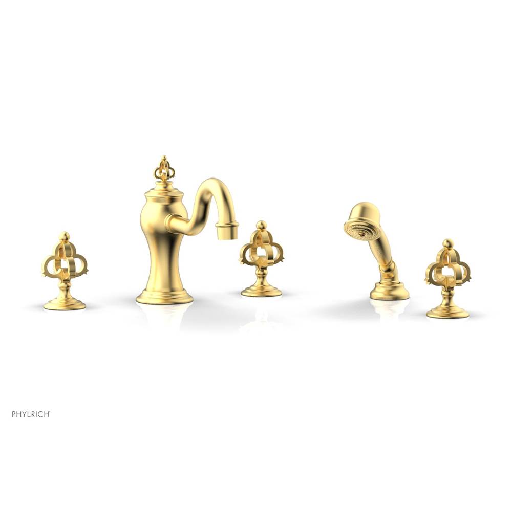 Phylrich - Deck Tub W Hand Shwr - Burnished Gold