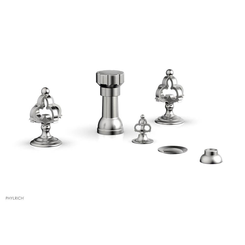 Phylrich - Four Hole Bidet Set - Satin chrome