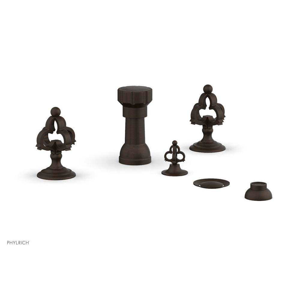 Phylrich - Four Hole Bidet Set - Antique Bronze
