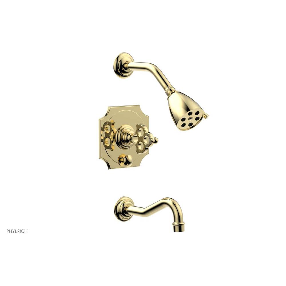 Phylrich - MAISON Pressure Balance Tub and Shower Set 164-26 - French Brass
