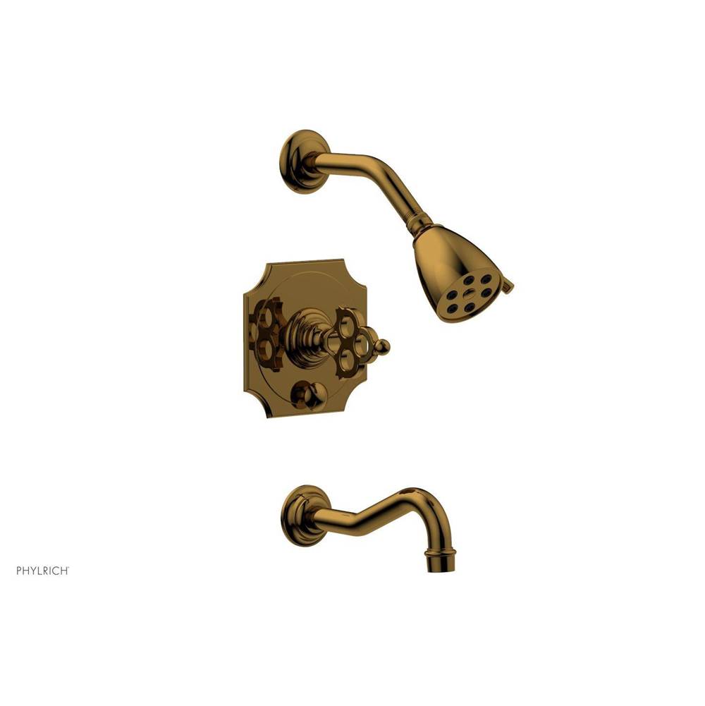Phylrich - MAISON Pressure Balance Tub and Shower Set 164-26 - Polished Gold