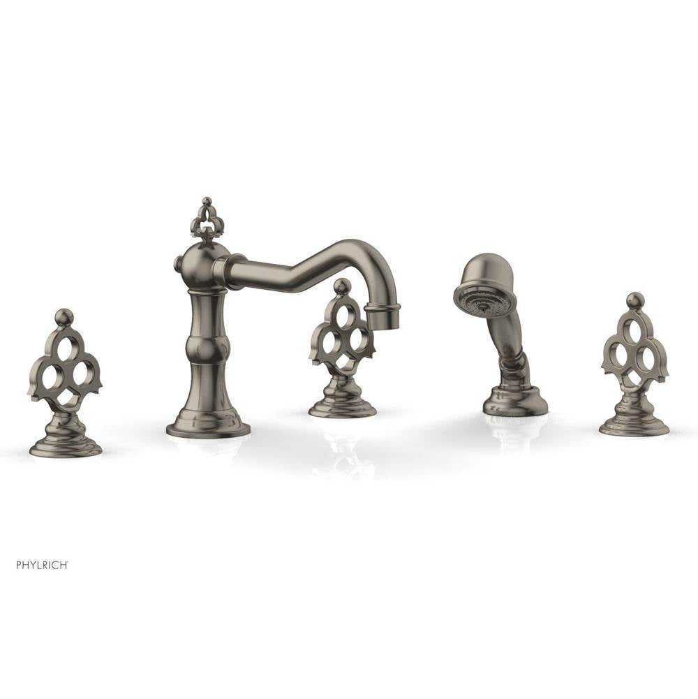 Phylrich - MAISON Deck Tub Set with Hand Shower 164-48 - Burnished Nickel