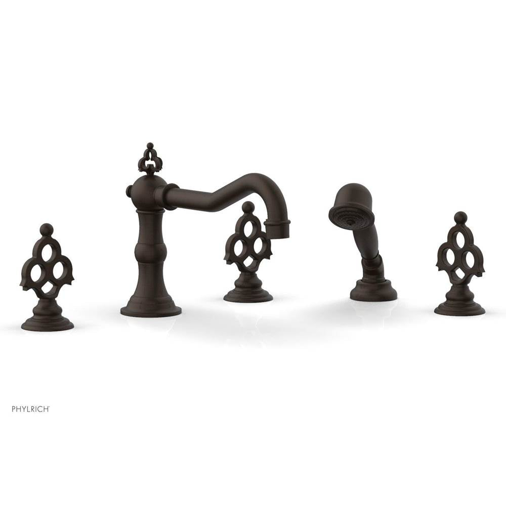 Phylrich - MAISON Deck Tub Set with Hand Shower 164-48 - Oil Rubbed Bronze