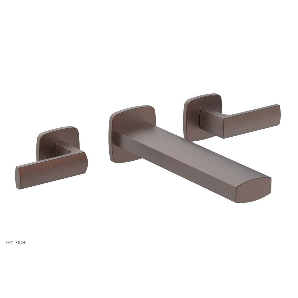 Phylrich - Wall Lav Faucet Radi, Lever Handles - Weathered Copper