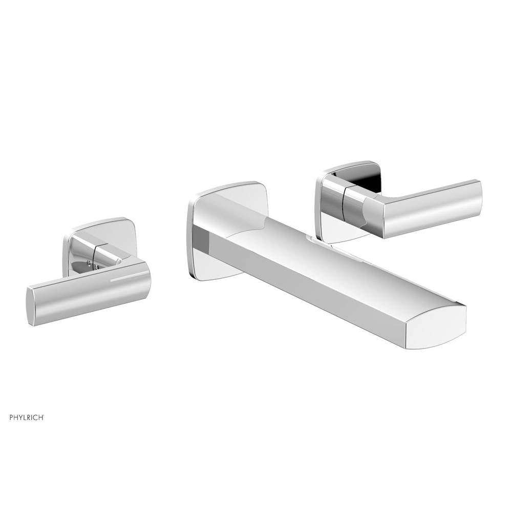 Phylrich - Wall Lav Faucet Radi, Lever Handles - Polished Chrome