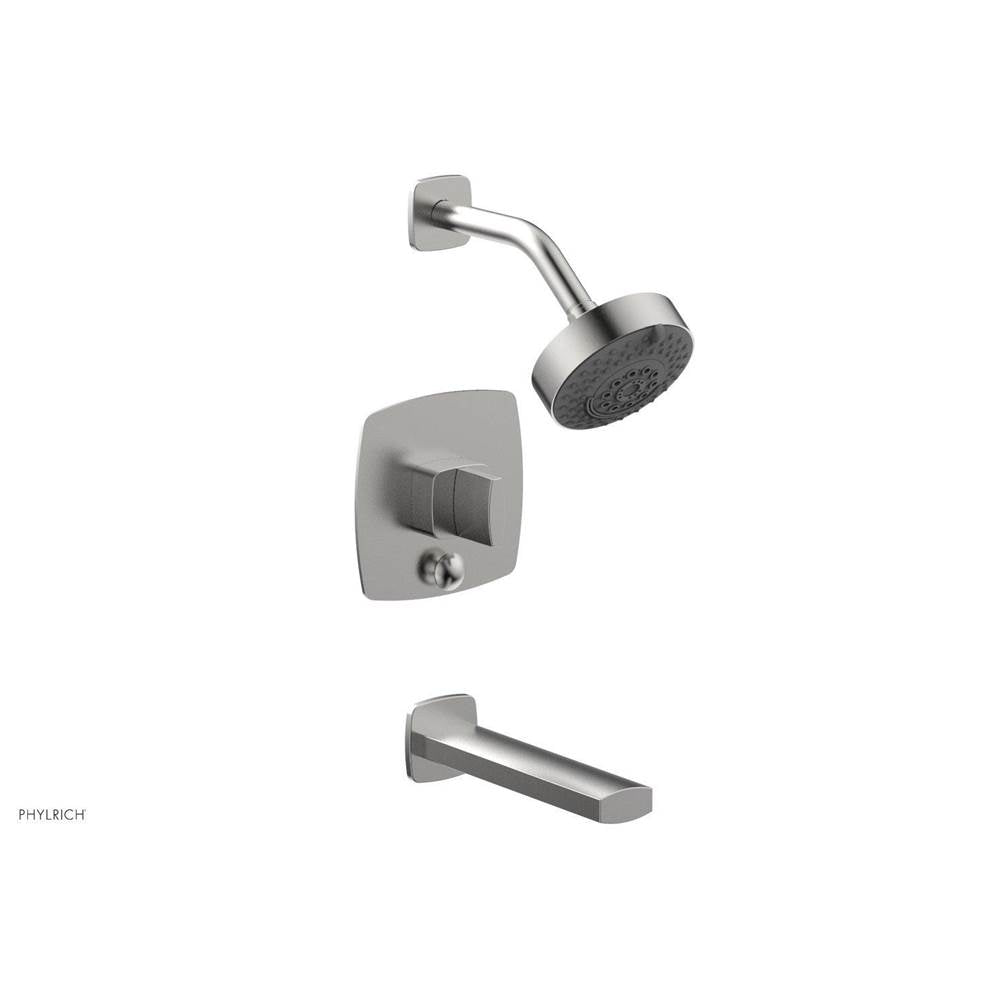 Phylrich - Pb Tub & Shwr Kit Radi, Blade Handle - Satin chrome