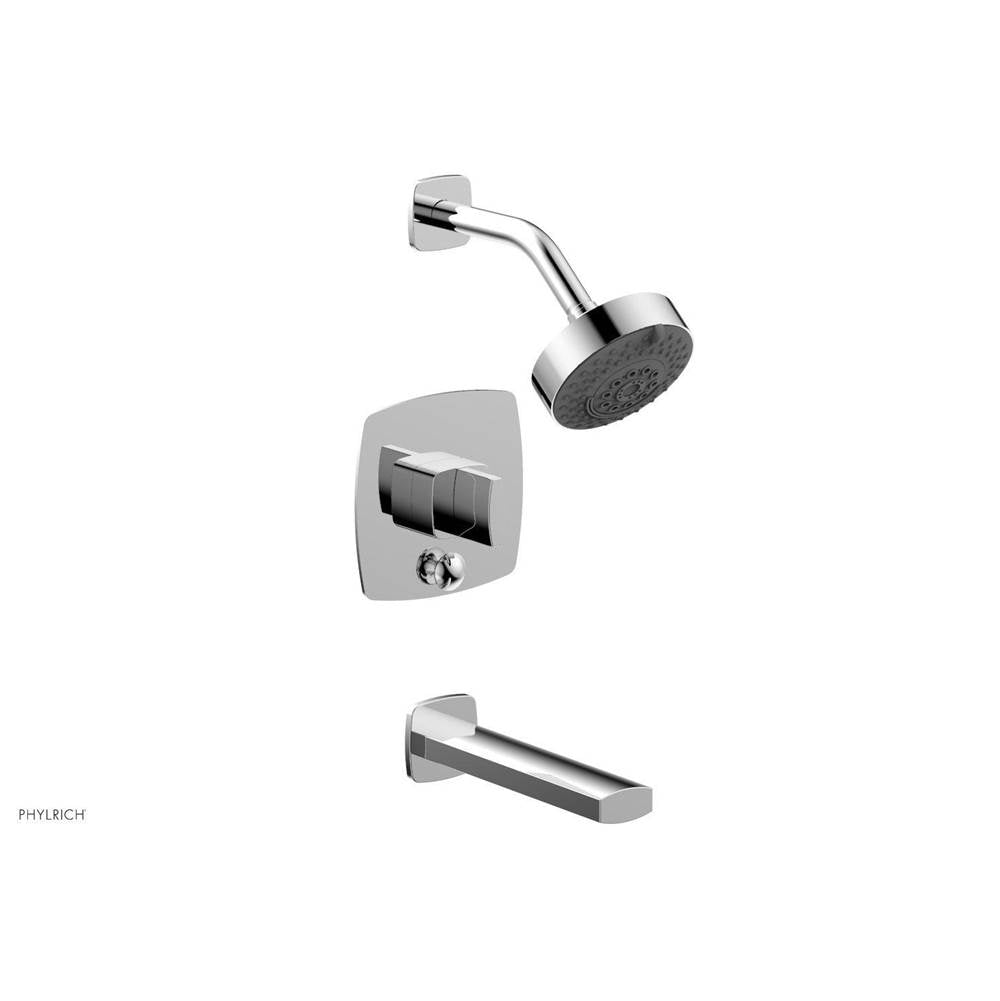 Phylrich - Pb Tub & Shwr Kit Radi, Blade Handle - Satin Brass