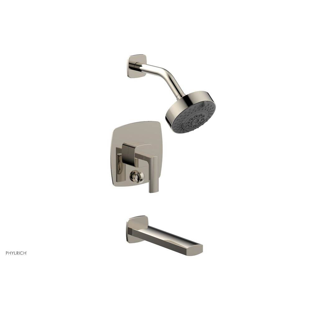 Phylrich - Pb Tub & Shwr Kit Radi, Lever Handle - Matte Black