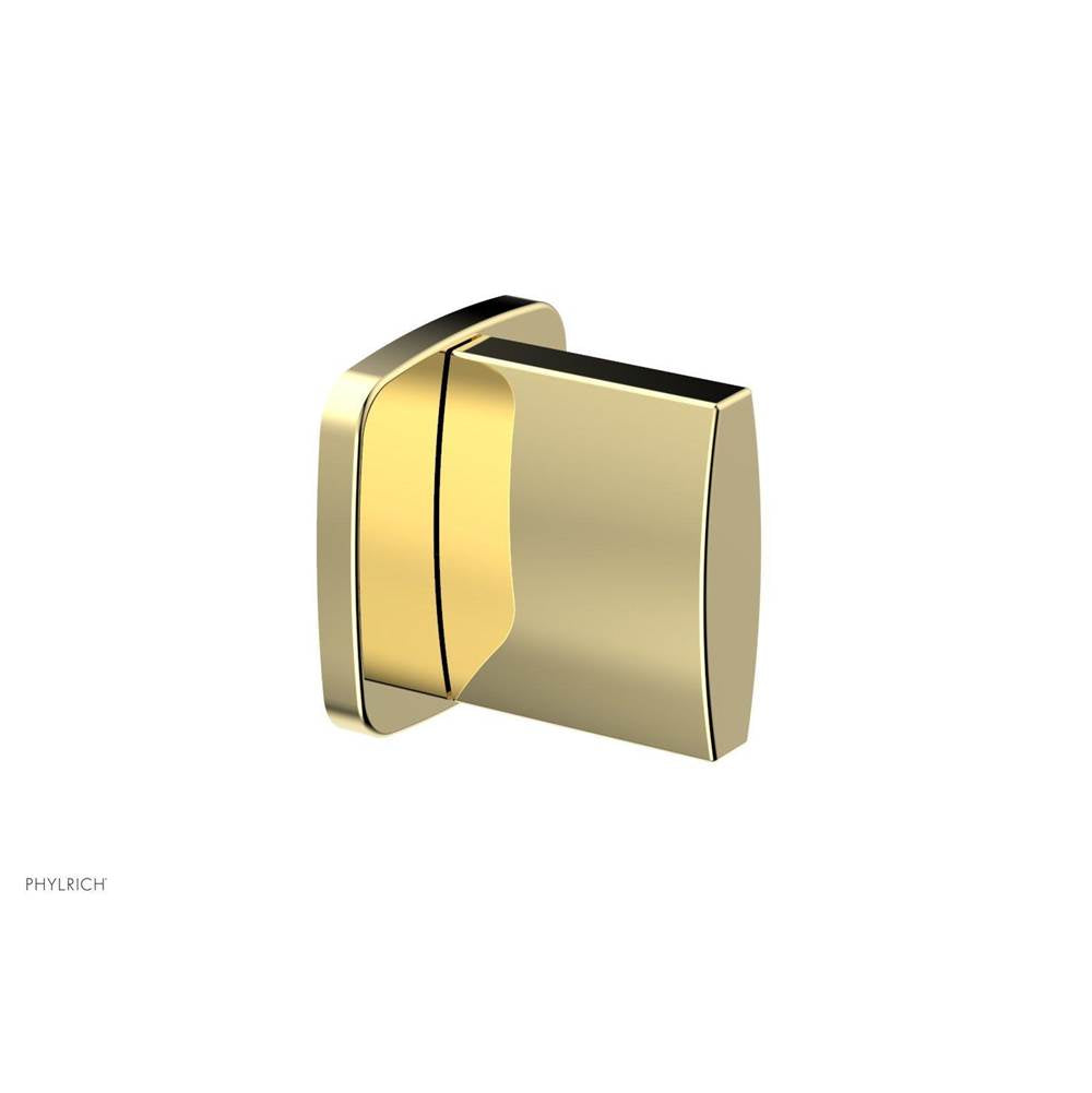 Phylrich - RADI Volume Control/Diverter Trim - Blade Handle 181-35 - Polished Brass