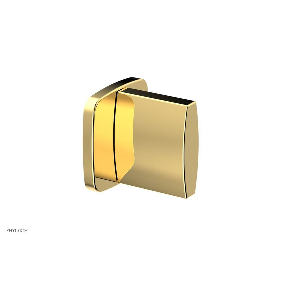 Phylrich - RADI Volume Control/Diverter Trim - Blade Handle 181-35 - Polished Gold