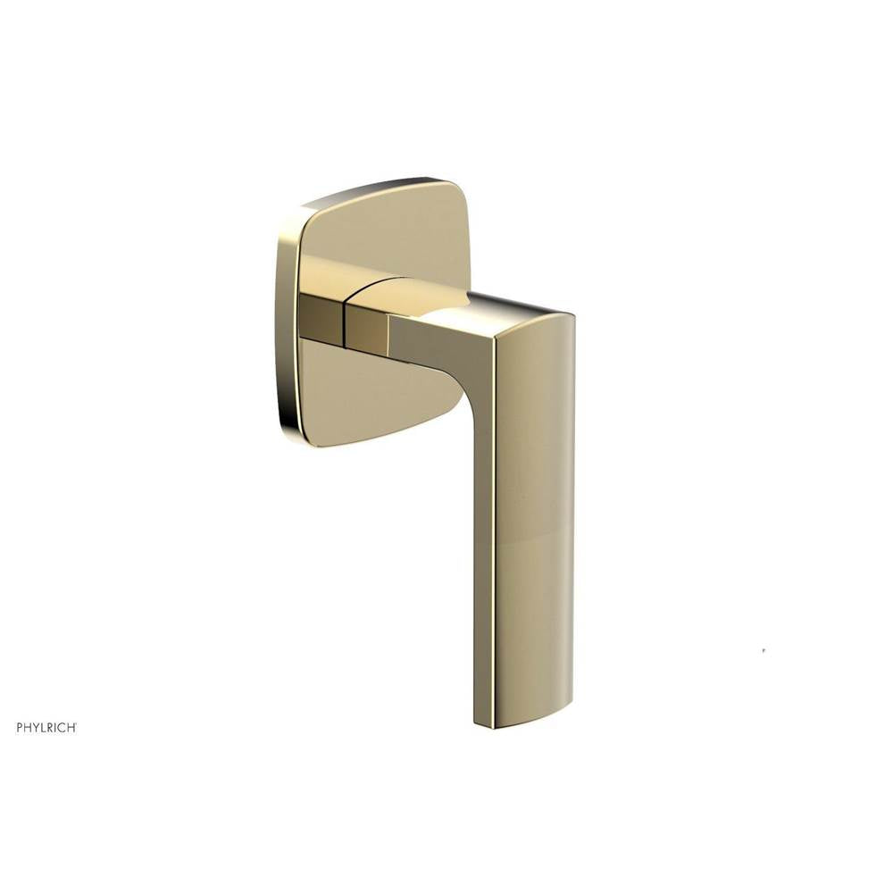 Phylrich - RADI Volume Control/Diverter Trim - Lever Handle 181-36 - Polished Brass Uncoated