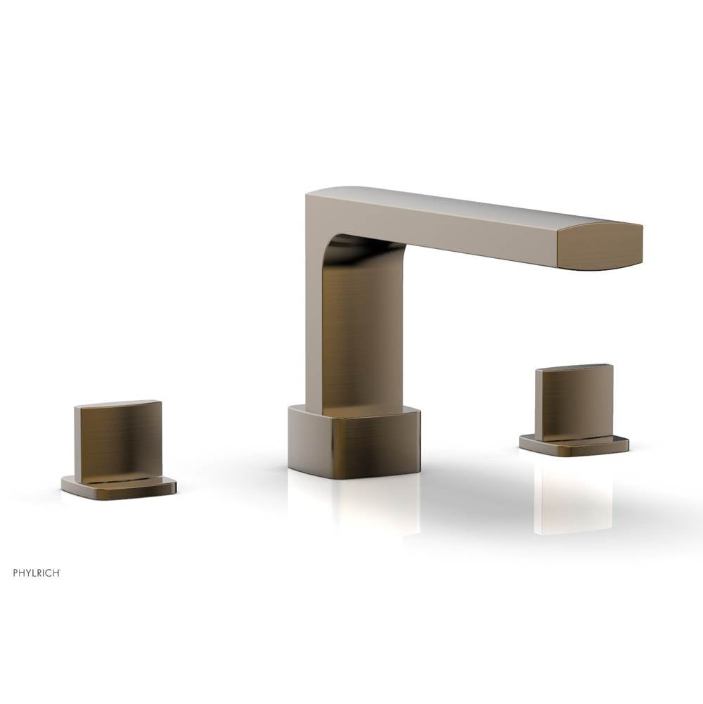Phylrich - Deck Tub Set Radi, Blade Handle - Antique Brass