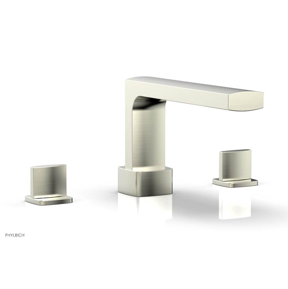 Phylrich - Deck Tub Set Radi, Blade Handle - Satin Nickel