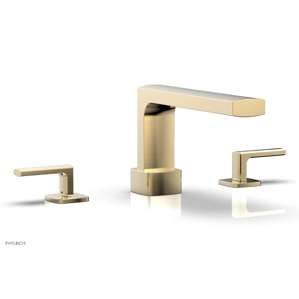 Phylrich - Deck Tub Set Radi, Lever Handle - Satin Brass