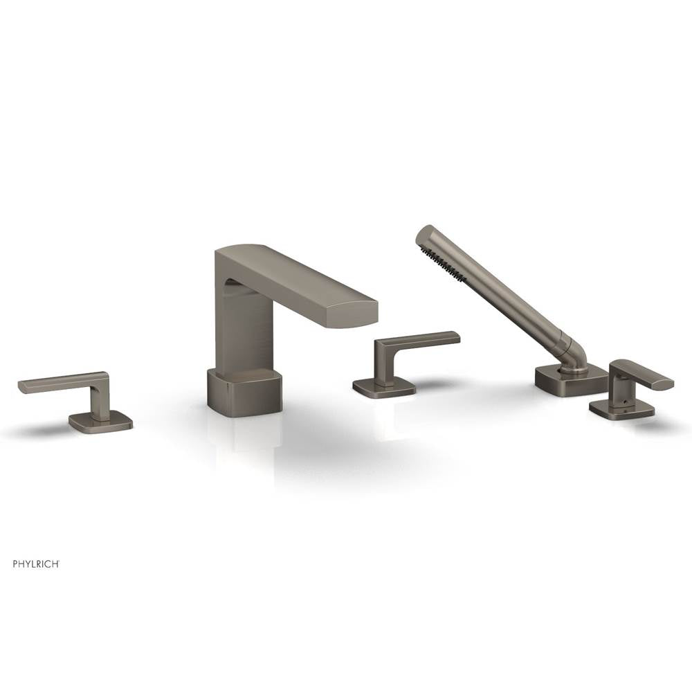 Phylrich - Deck Tub Set Radi W/ Hs, Lever Handle - Pewter
