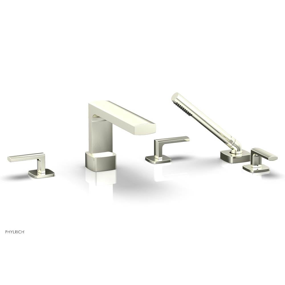 Phylrich - Deck Tub Set Radi W/ Hs, Lever Handle - Burnished Nickel