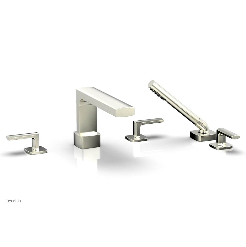 Phylrich - Deck Tub Set Radi W/ Hs, Lever Handle - Satin Nickel
