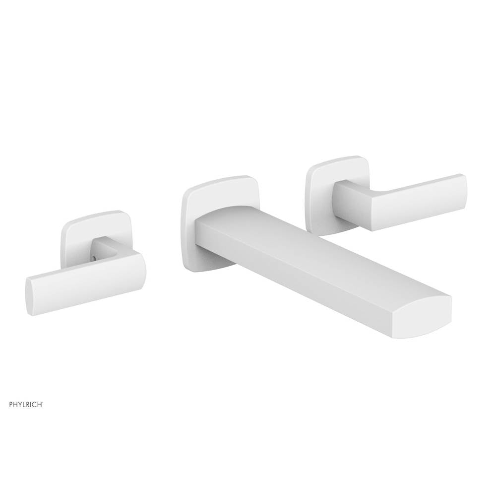 Phylrich - Wall Tub Set Radi, Lever Handle - Satin White