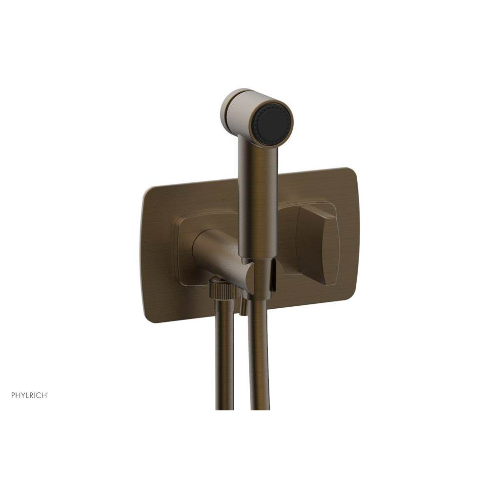 Phylrich - RADI Wall Mounted Bidet, Blade Handle 181-64 - Old English Brass