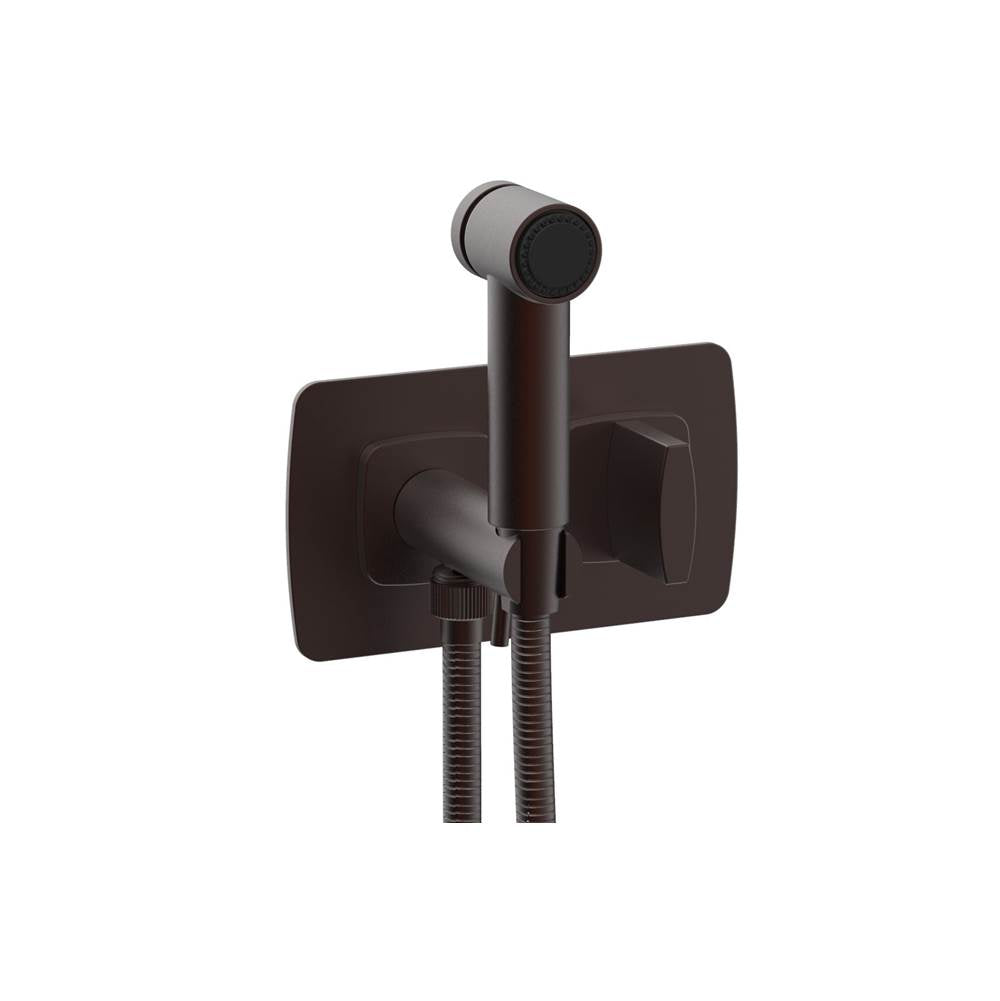 Phylrich - Wall Mounted Bidet Set Radi, Blade Handle - Weathered Copper