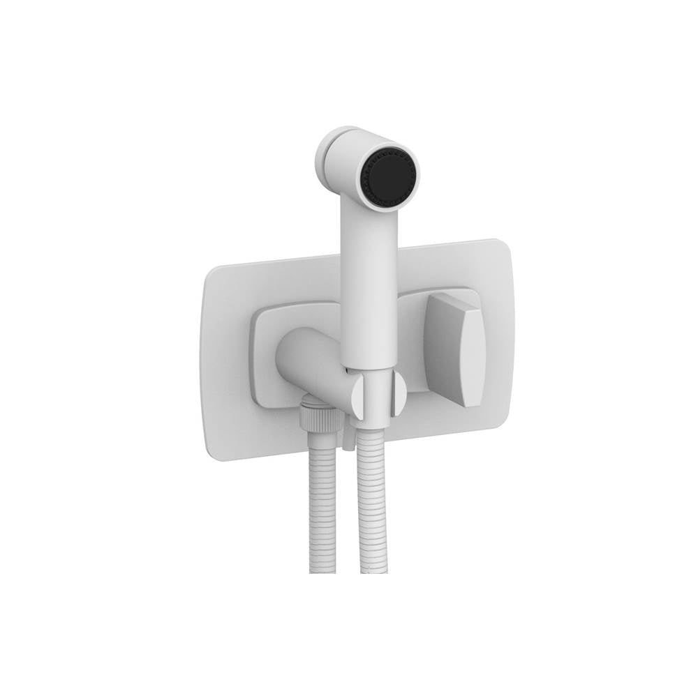 Phylrich - Wall Mounted Bidet Set Radi, Blade Handle - Satin White