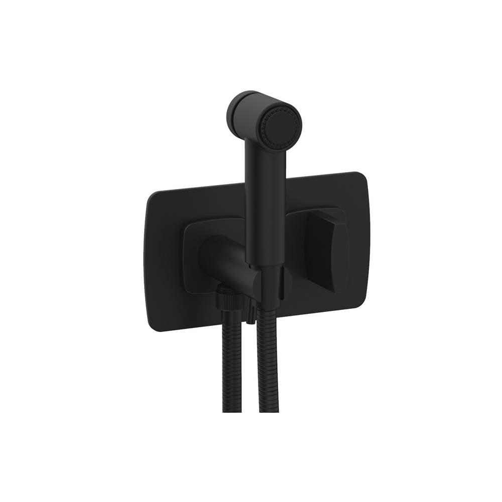 Phylrich - Wall Mounted Bidet Set Radi, Blade Handle - Matte Black