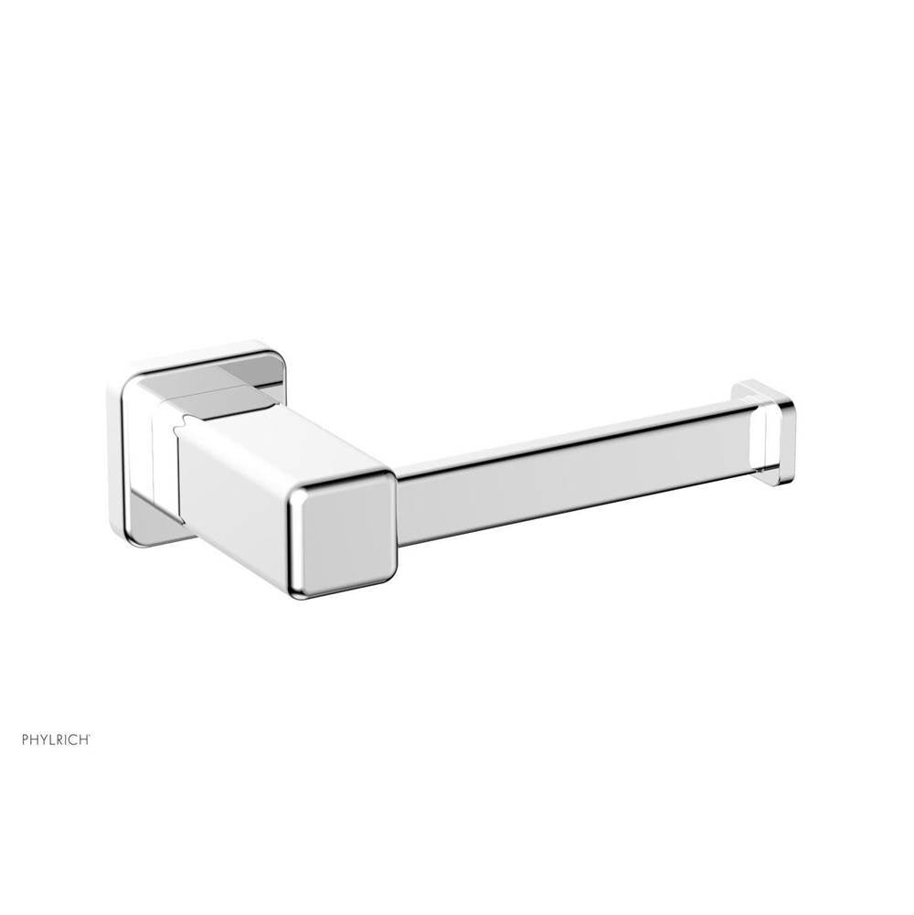 Phylrich - Single Post Paper Holder, Radi - Polished Chrome