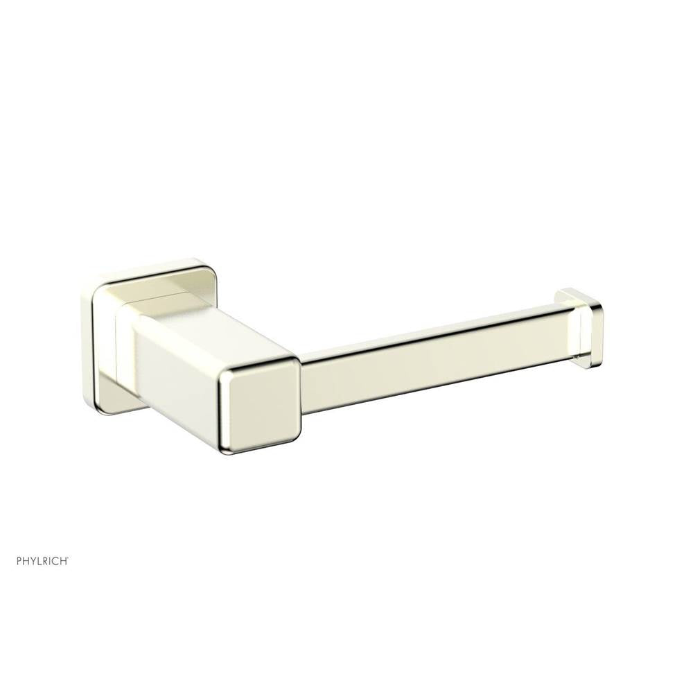 Phylrich - Single Post Paper Holder, Radi - Satin Nickel