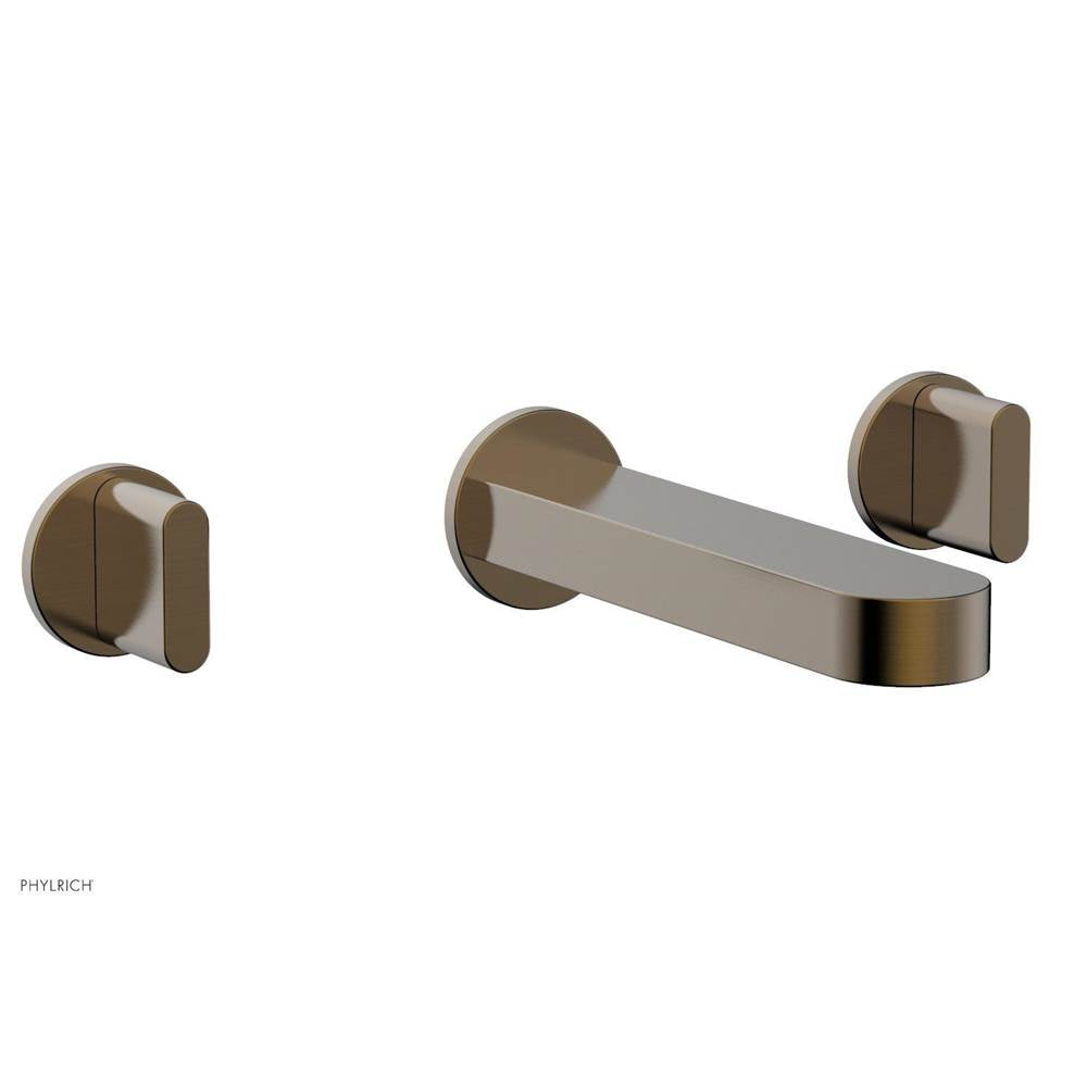 Phylrich - Wall Lav Faucet To Rond, Blade Handles - Antique Brass