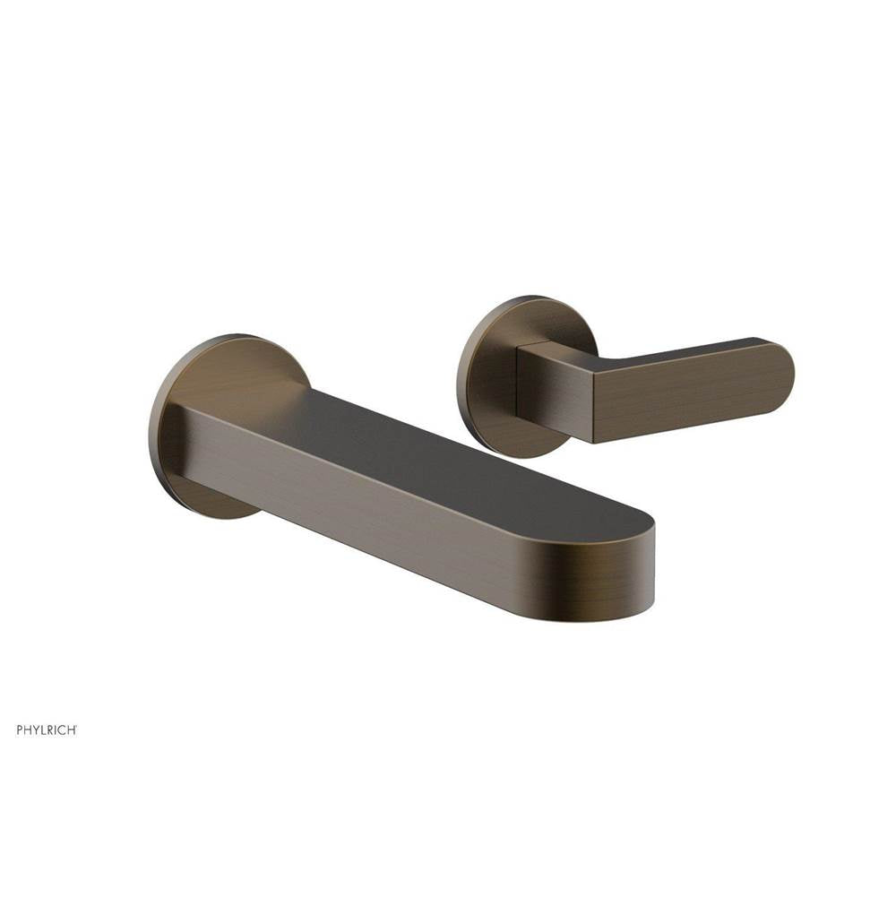 Phylrich - Wall Lav Single Rond, Lever Handle - Antique Brass
