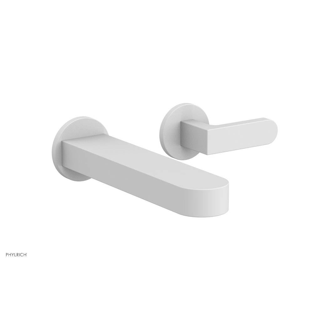 Phylrich - Wall Lav Single Rond, Lever Handle - Satin White