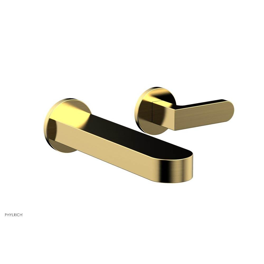 Phylrich - Wall Lav Single Rond, Lever Handle - Burnished Gold