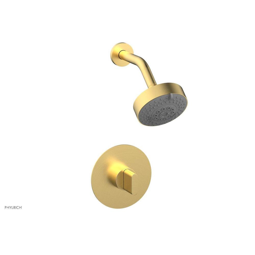 Phylrich - Pb Shwr Kit Rond, Blade Handle - Satin chrome