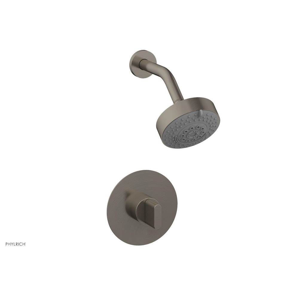 Phylrich - Pb Shwr Kit Rond, Blade Handle - Burnished Nickel