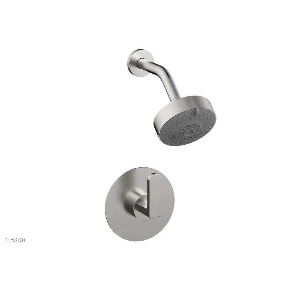 Phylrich - Pb Shwr Kit Rond, Lever Handle - Satin chrome
