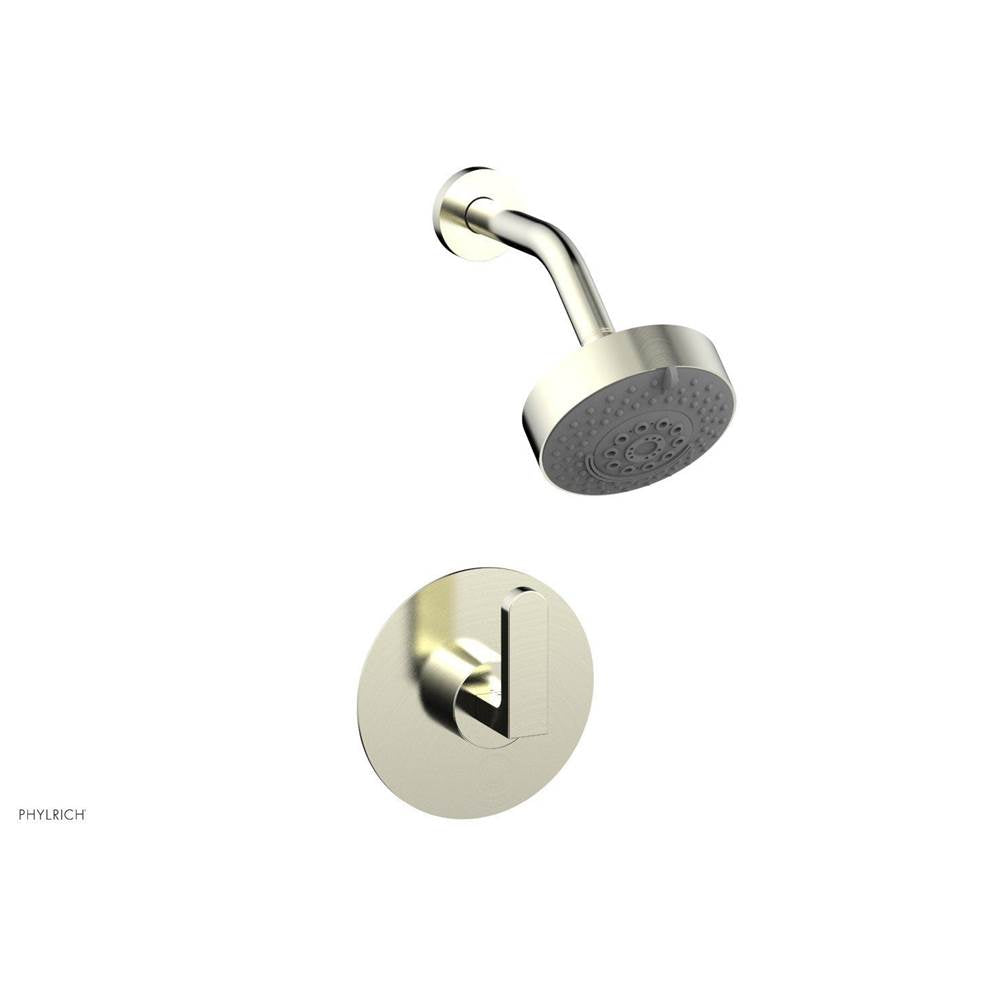 Phylrich - Pb Shwr Kit Rond, Lever Handle - Satin Nickel