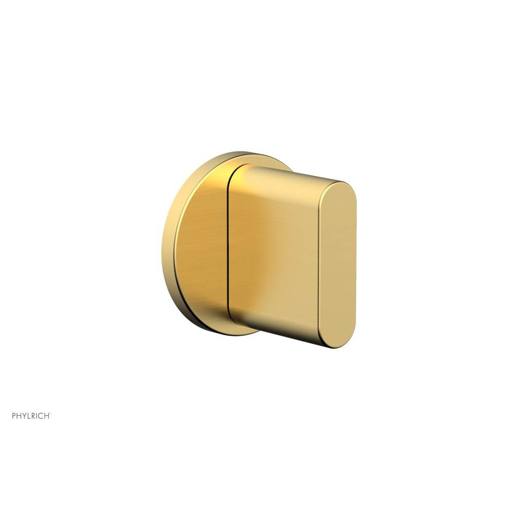 Phylrich - Volume Control Trim Rond, Blade Handle - Burnished Gold